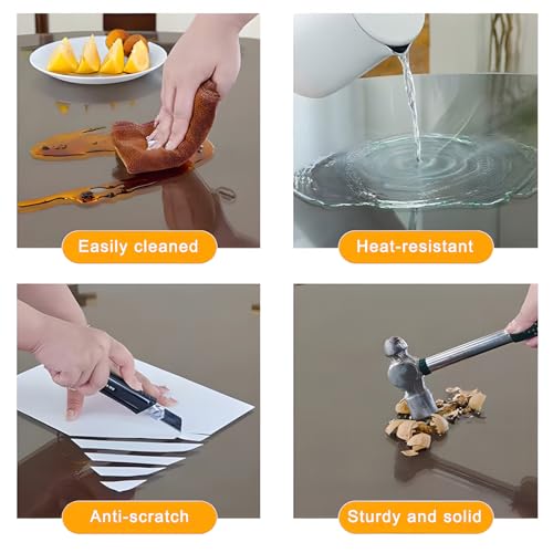 60" Round Tempered Glass Table Top for Dining or Patio Z694227