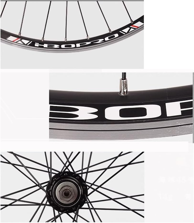 Road Wheel Set 700C Disc Brake QR Double-Layer Aluminum Alloy Rims Bicycle Wheelsets S462