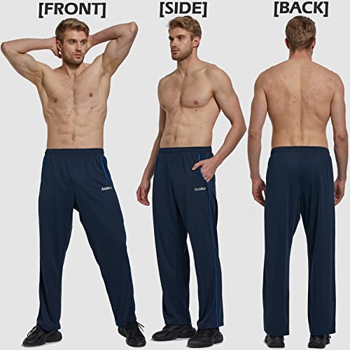Men's Sweatpants with Zipper Pockets for Workout V182