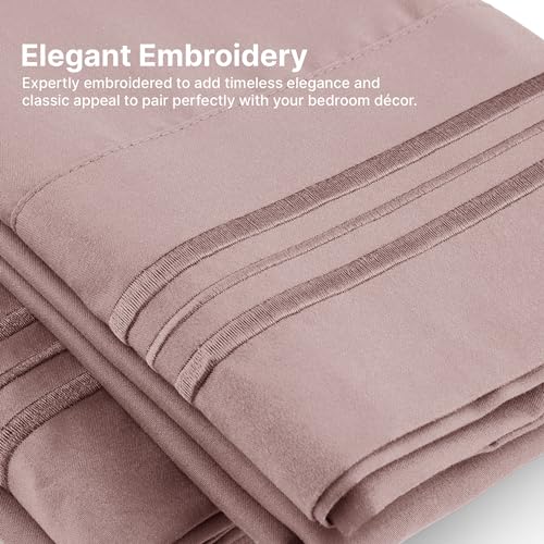 King Pillow Cases Set of 2 - Soft Hotel Quality White Pillowcase Covers Q539042