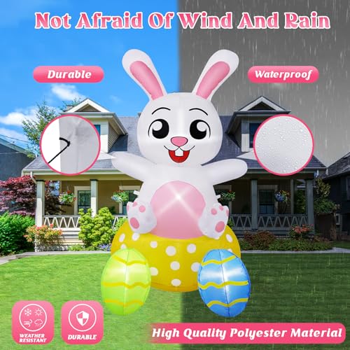 B&D 12FT Giant Christmas Inflatables Snowman Outdoor Decorations with Rotating LED Lights B36000