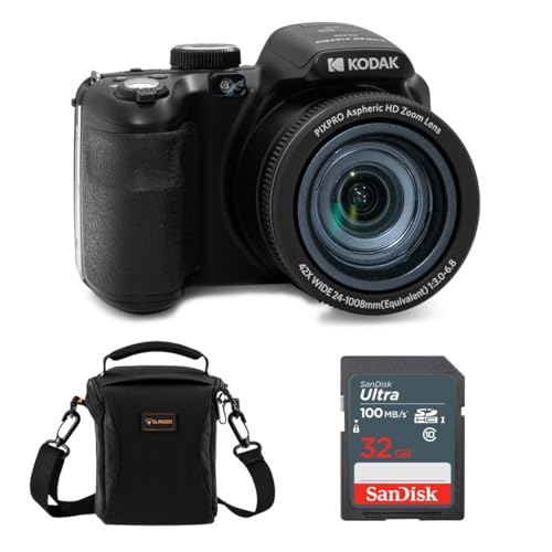 Kodak PIXPRO AZ425 Astro Zoom 20MP Full HD Digital Camera with 32GB Card and Bag N895