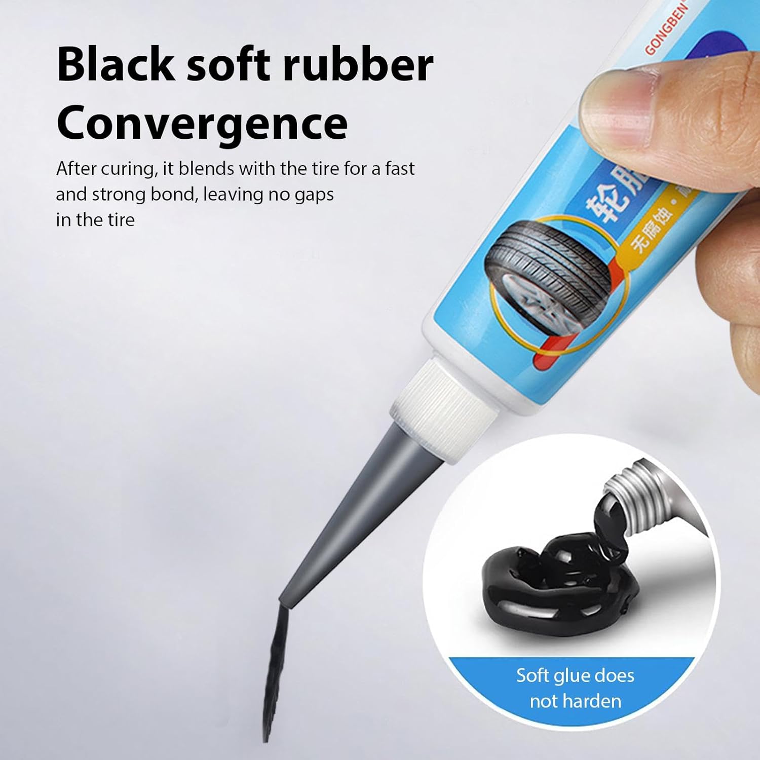 Waterproof Tire Repair Glue Rubber Adhesive 30ML X586405