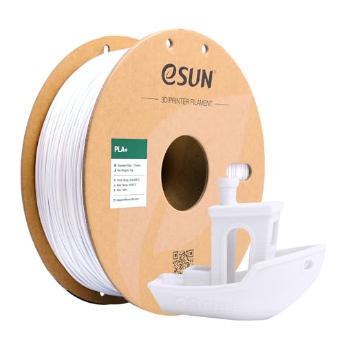 eSUN PLA+ Filament 1.75mm 3D Printer Filament, 1KG Spool, Fire Engine Red Q357