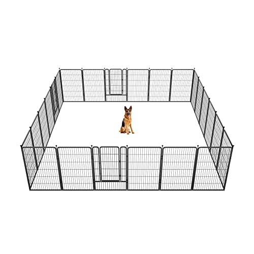 FXW Rollick Dog Playpen 32 Inch 16 Panels for Small and Medium Dogs E405995