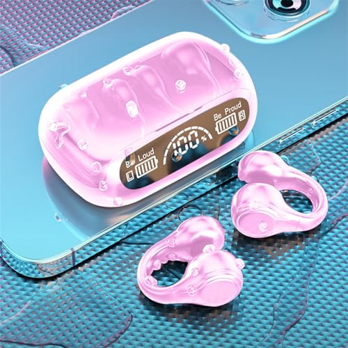 Wireless Ear Clip Bone Conduction Headphones Bluetooth 5.3 Waterproof Open Ear X25763