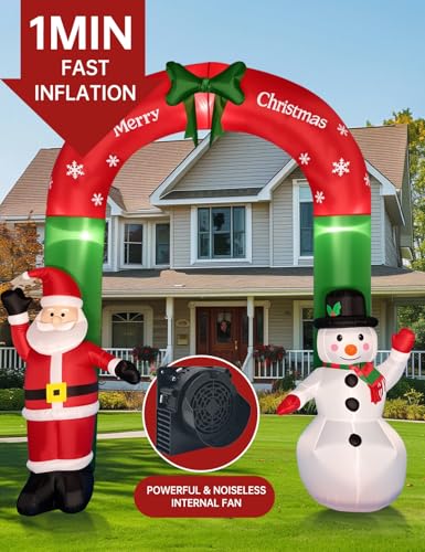 Christmas Inflatable Snowman with Penguin Yard Decoration with LED Lights K4000