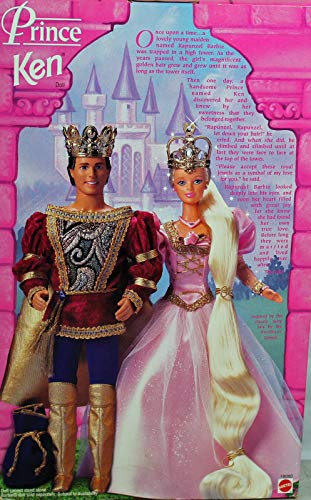 Barbie 1997 Classic Fairy Tale Rapunzel Series 12 Inch Doll with Prince Ken D121532