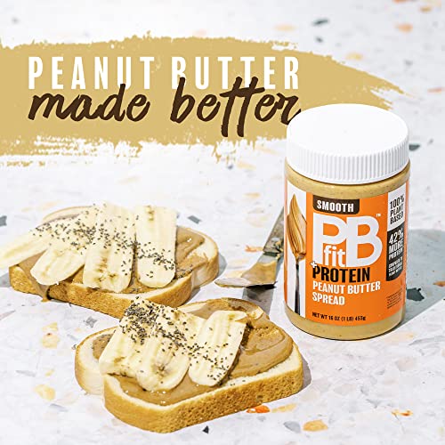 PBfit Peanut Butter Protein Spread, 16 Oz (Pack of 2) I114172
