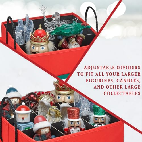 Christmas Nutcracker Storage Box for Figurines and Ornaments U4635