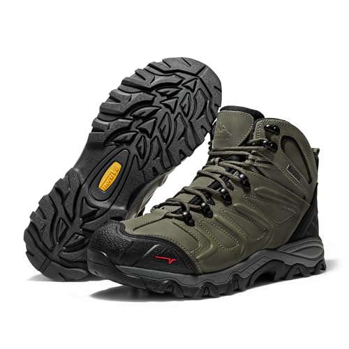 NORTIV 8 Men's Waterproof Ankle High Hiking Boots D984