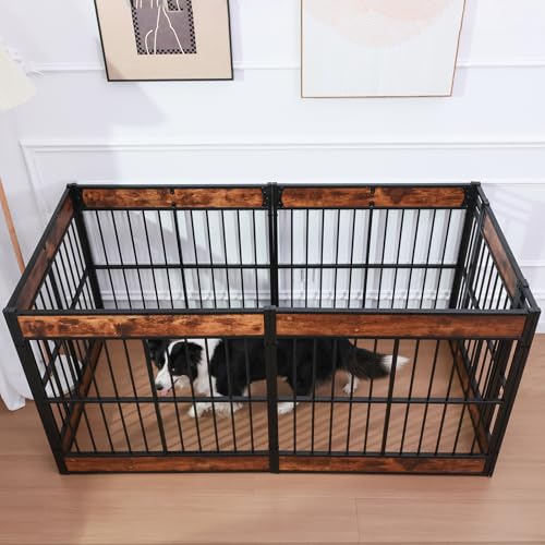 Dog Playpen 31.5" Indoor Heavy Duty Furniture Style Puppy Pen K408