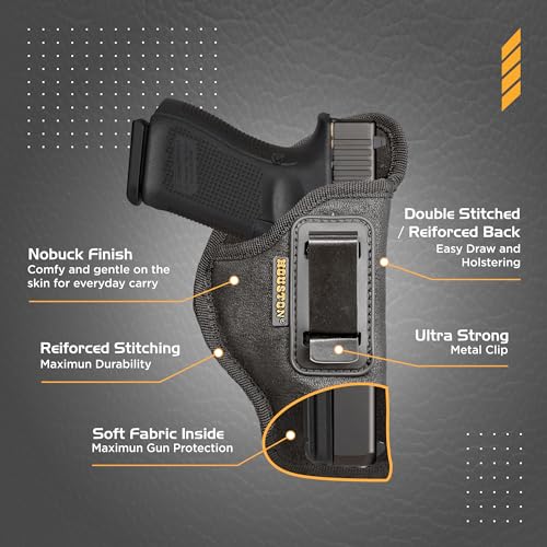 HOUSTON Nobuck ECO Leather Concealed Carry Gun Holsters S7663