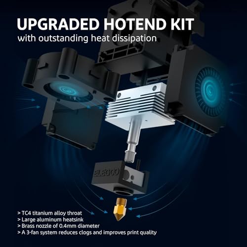 ELEGOO Neptune 3 Pro FDM 3D Printer with Auto Bed Leveling, 8.85x8.85x11in T853