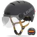 LIVALL L23 Smart Bike Helmet with LED Lights & Removable Visor, NTA8776 E-Bike Certified, Bike Helmet with Fall Detection for Adults Men Women, Bicycle Helmet for E-Bike Scooter Skateboard
