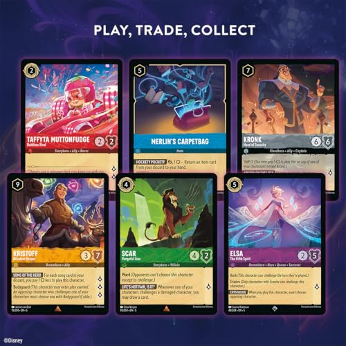 Ravensburger Disney Lorcana TCG Shimmering Skies Booster Pack Display, 24 Packs J692461