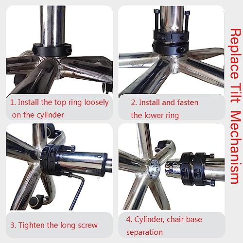 Office Chair Cylinder Replacement Tool, Chair Base Removal Tool, Black B569