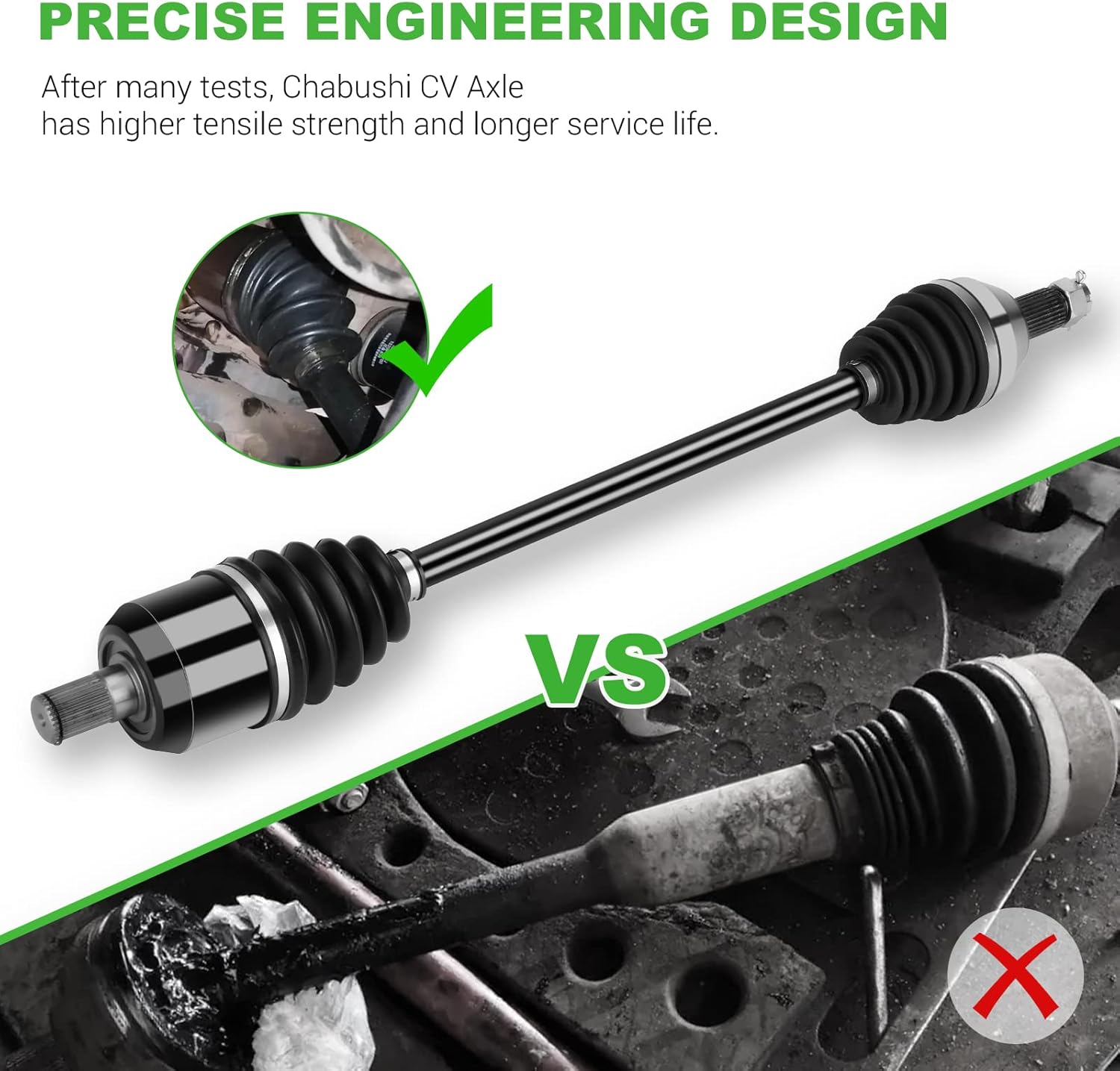 Rear Left Right CV Axle Shaft for Honda Talon 1000R 2019-2021 F261766