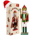 11.8 Inch Wooden Nutcracker Christmas Decor T403