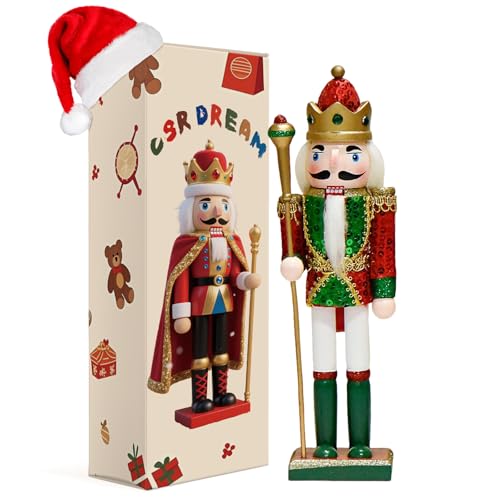 11.8 Inch Wooden Nutcracker Christmas Decor T403