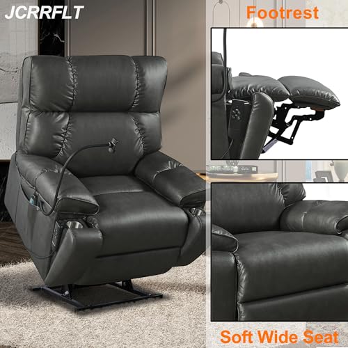 Power Lift Recliner Chair with Adjustable Phone Holder, Brown P520398
