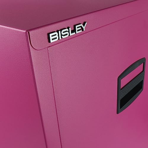 Bisley Two Drawer Steel Filing Cabinet, Steel Blue F1846