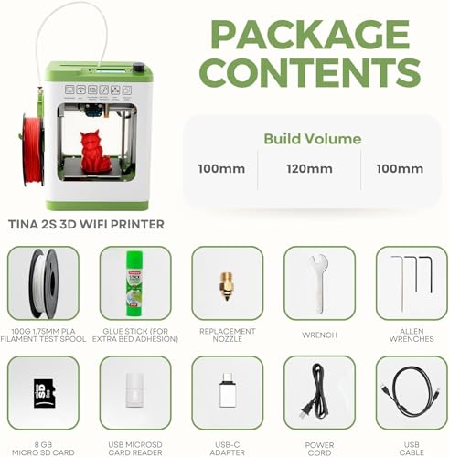 Mini 3D Printer for Kids and Beginners with Auto Leveling, WiFi V361856