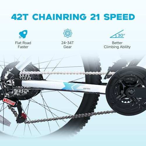 Electric Bike for Adults 350W 26" 21 Speed Commute E-Bike B32927