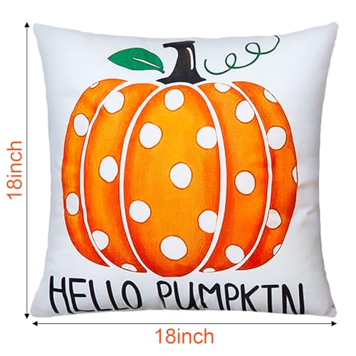 Christmas Pillow Covers 18x18 Set of 4, Double-Sided Print G493315