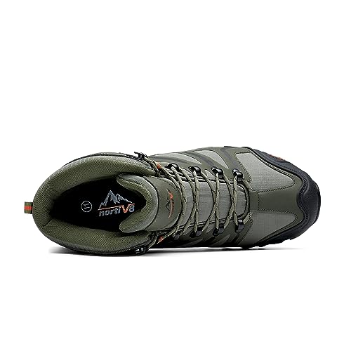NORTIV 8 Men's Waterproof Ankle High Hiking Boots D984