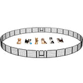 Yaheetech Dog Playpen Outdoor, 40 inch 8 Panels Dog Pen Indoor Heavy Duty Puppy Exercise Pen Metal Pet Fence for RV Camping/Yard/Garden