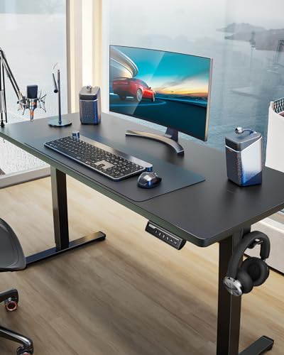 ErGear Height Adjustable Electric Standing Desk 48 x 24 Inches, Walnut S608