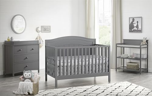 Oxford Baby North Bay 4-in-1 Convertible Crib, Snow White X29857