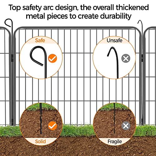 Yaheetech Dog Playpen Outdoor 40 Inch 8 Panels Metal Pet Fence I4784