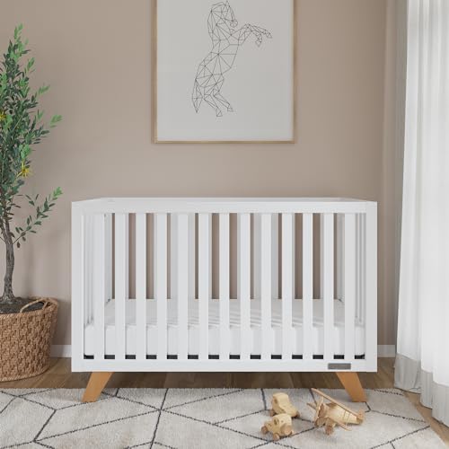 Child Craft SOHO 4-Piece Nursery Set with Crib, Dresser, Changing Table, Chest, Nightstand (Dusty Heather) C190