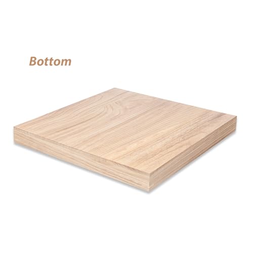 Torched Wood Ottoman Coffee Table Tray 24x24 K689