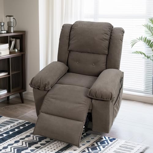 FLEXISPOT XL2 Power Lift Recliner Chair for Elderly with Massage and Heat, Brown G387