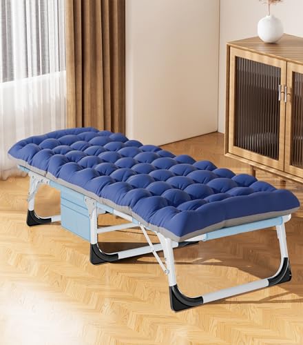 ABORON Oversized Folding Camping Cot for Adults, Double Layer 1200D, with Mat & Carrying Bag S2407