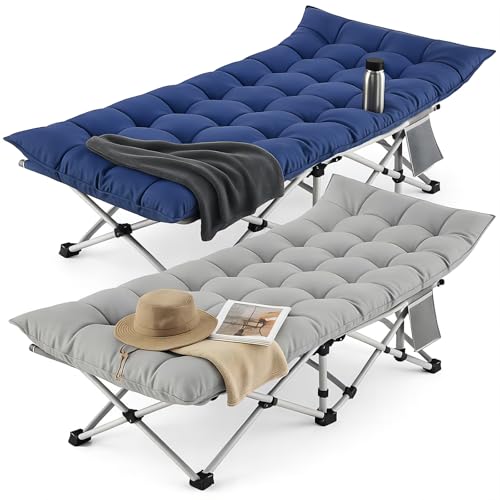 Folding Camping Cot for Adults, Heavy Duty with Carry Bag, Portable Outdoor Travel Cot E9127