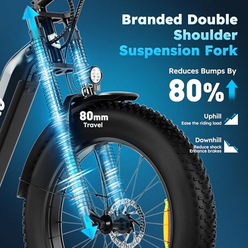 Electric Bike for Adults, 26"x4" Fat Tire, 1000W Peak Motor, 7 Speed V42725