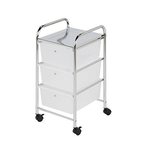 Honey-Can-Do Rolling Storage Cart with 12 Plastic Drawers J533829