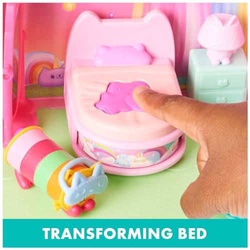Gabby’s Dollhouse Purrfect Dollhouse with 15 Pieces, Kids Toys for Ages 3 and up Y434538